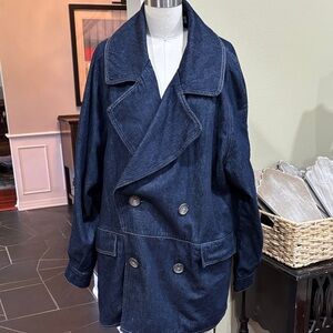 Women’s free people Double-Breasted Denim Jacket